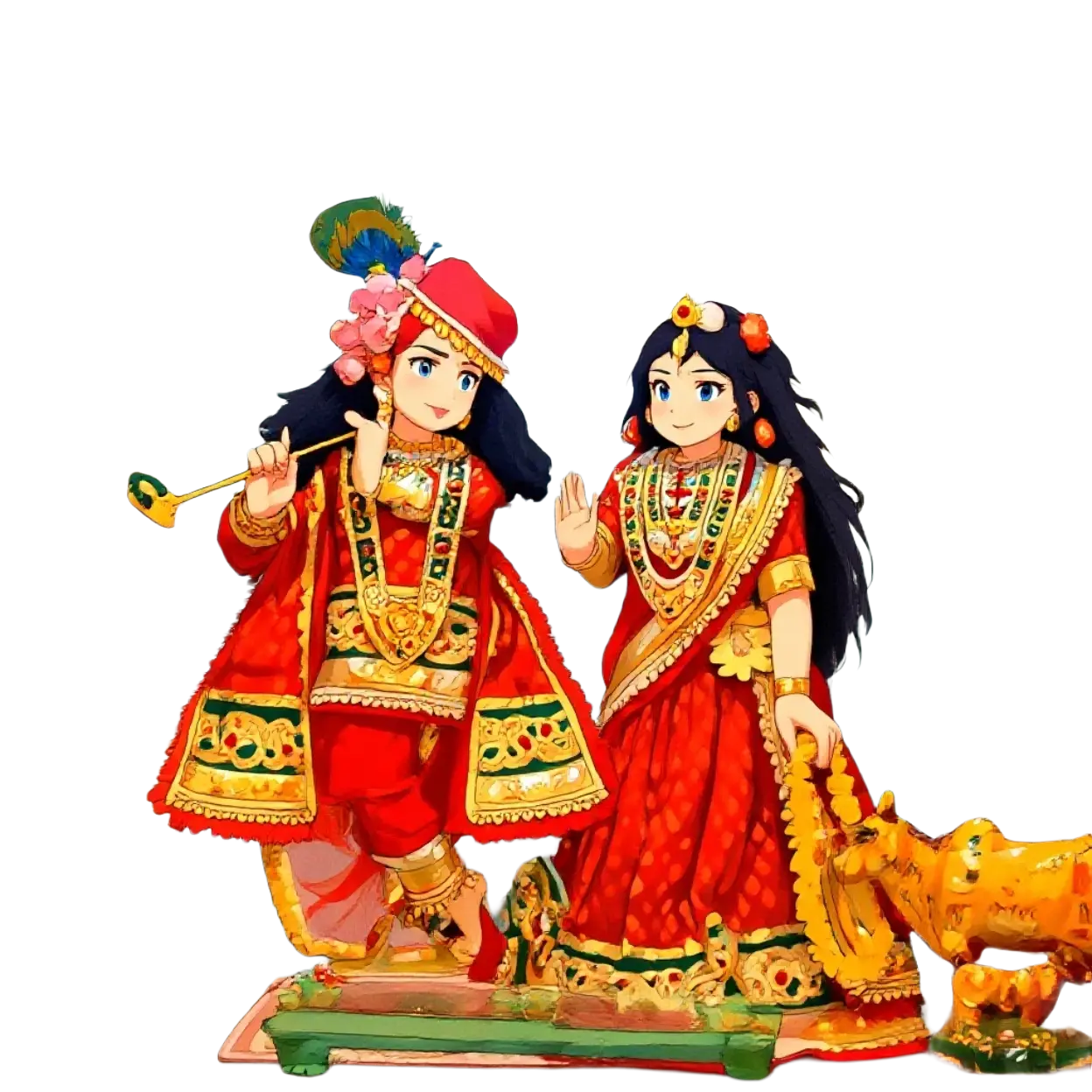 radha krishna Dress